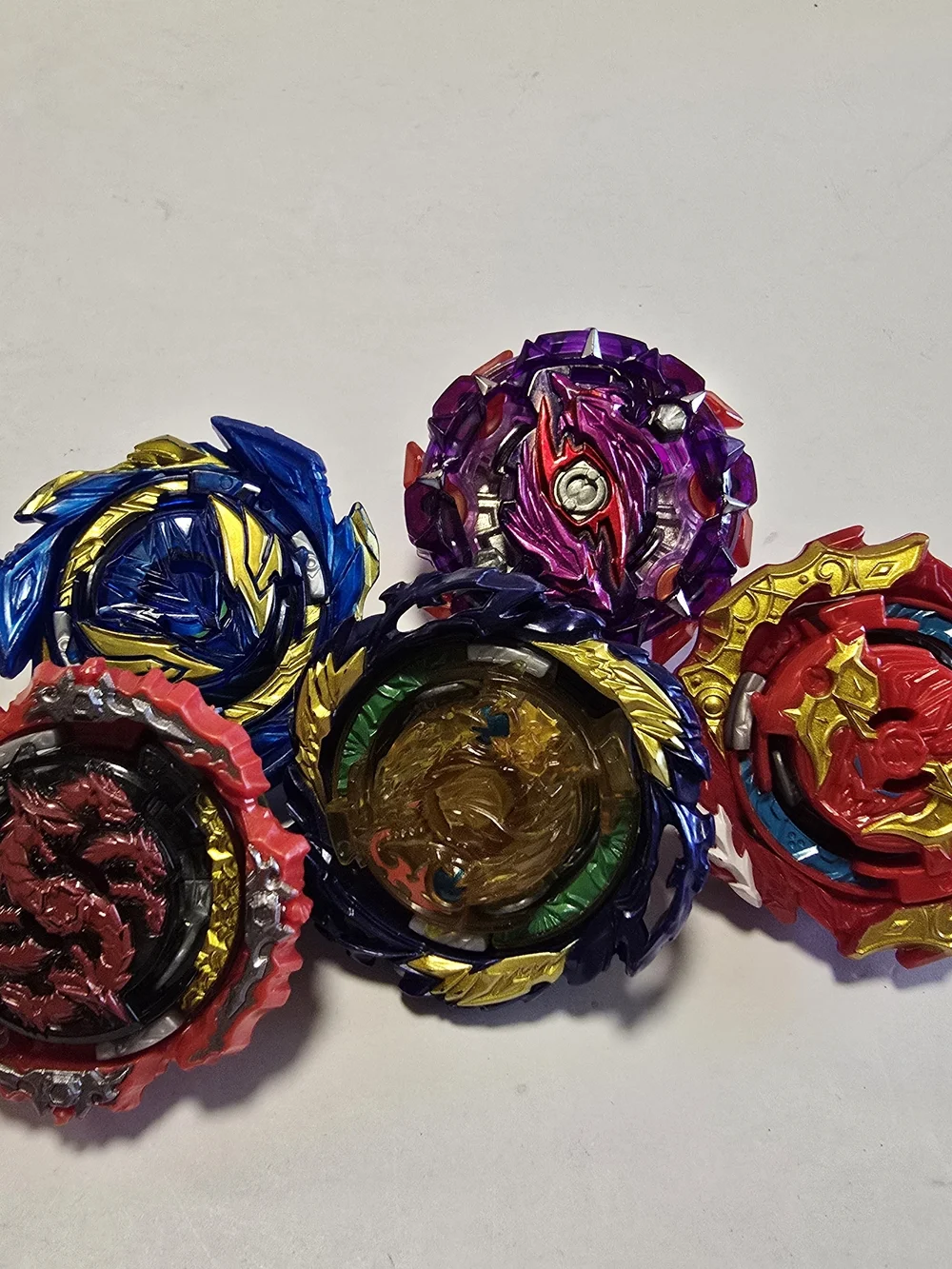 Beyblade Burst Lot Tops Discs Drivers Launcher Mixed Toy Set 15 Complete
